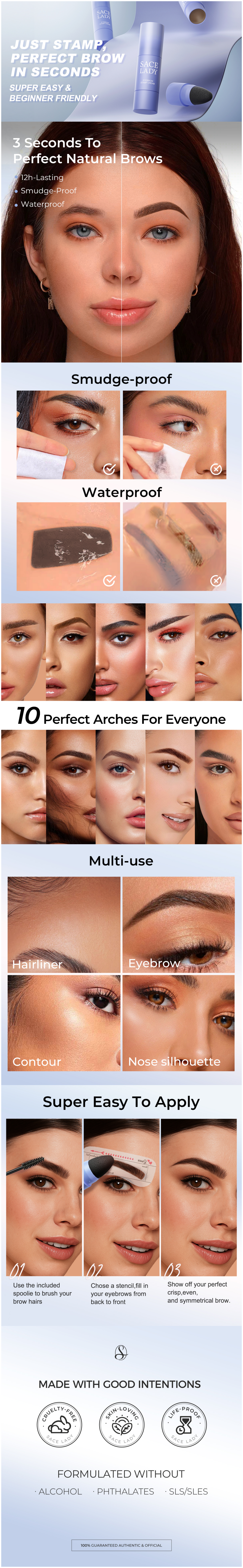 Eyebrow Stamp Cream A+ Image