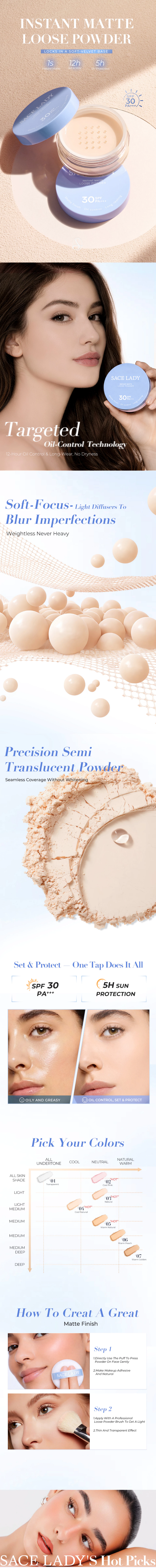 Instant Matte Loose Powder A+ Image