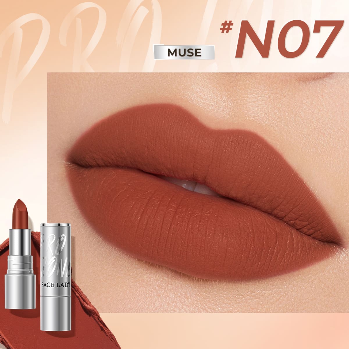 24H LASTING MATTE LIPSTICK | 24-Hour Longwear, Matte Finish, Wateerproof