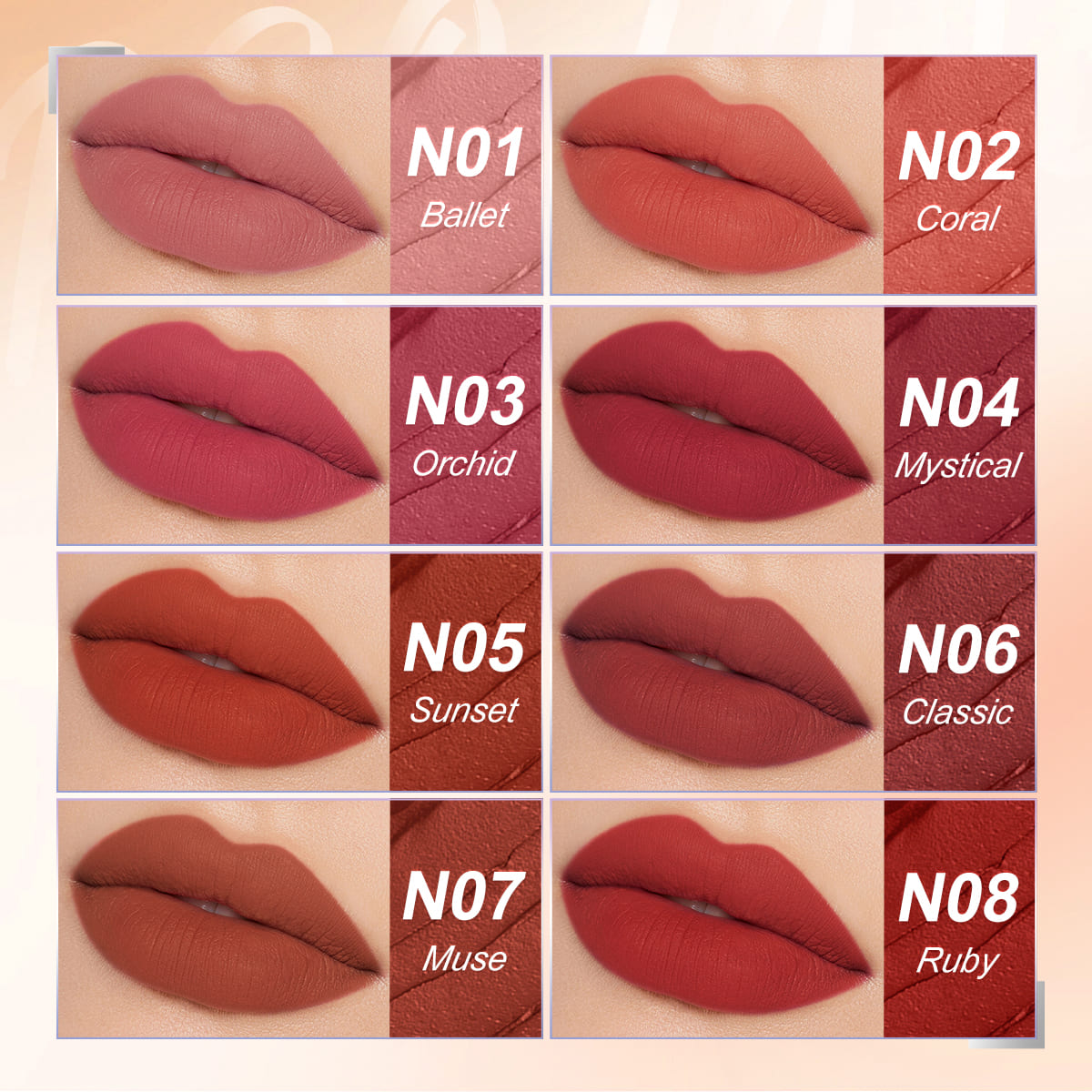 24H Matte Lipstick Waterproof Longwear