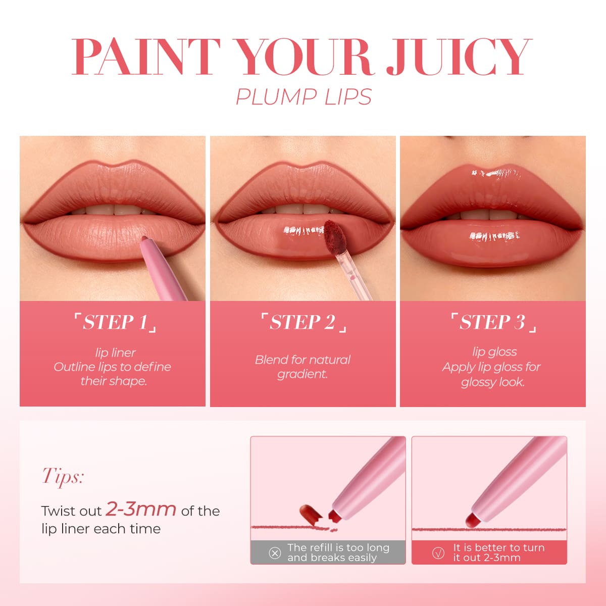2 IN 1 LIP GLOSS BOOSTER | Glossy Finish, Hydrating
