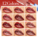 12-Color Tattoo Glossy Lip Tint Set – Long-Lasting & No-Transfer