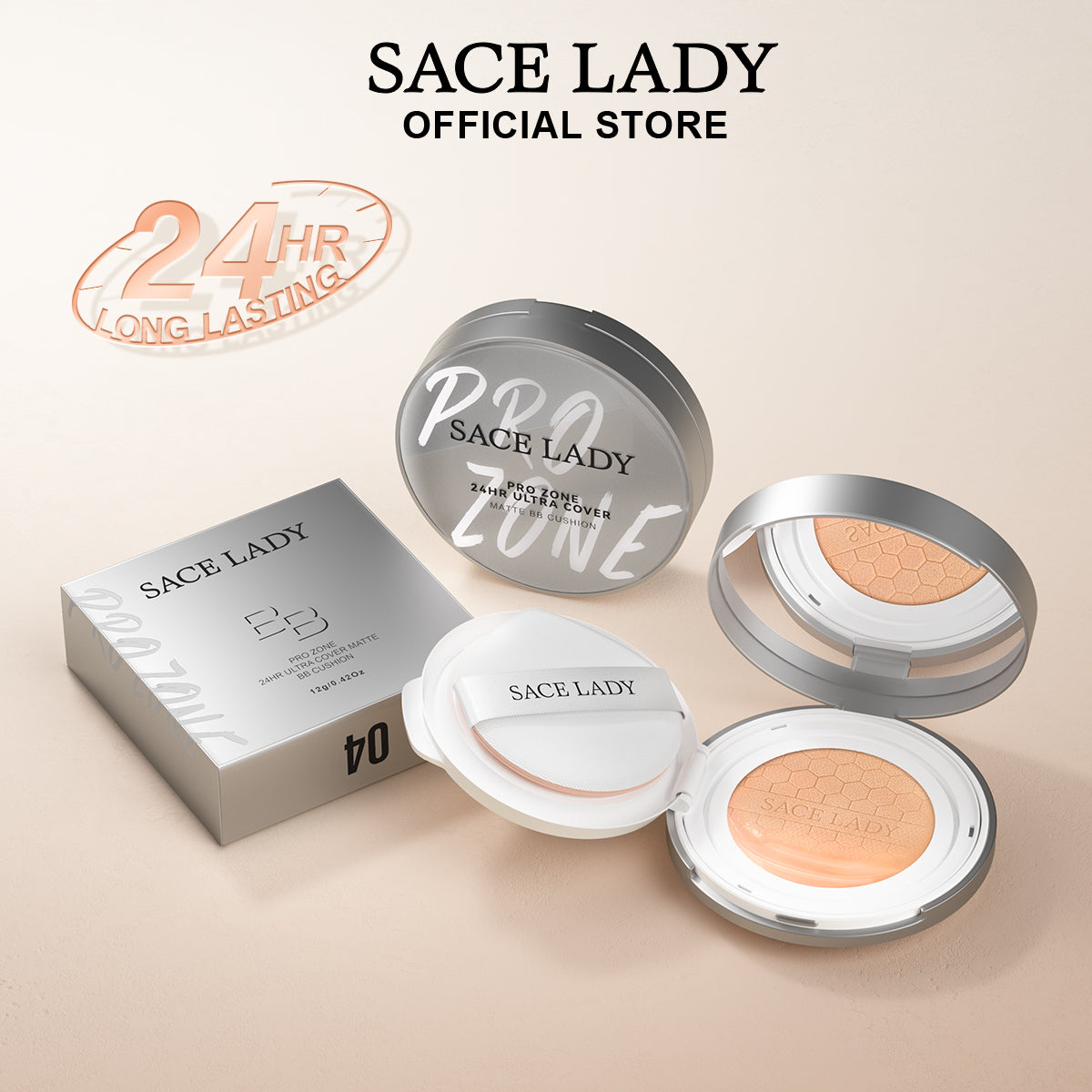 SACE LADY PRO ZONE 24HR Ultra Cover Matte BB Cushion