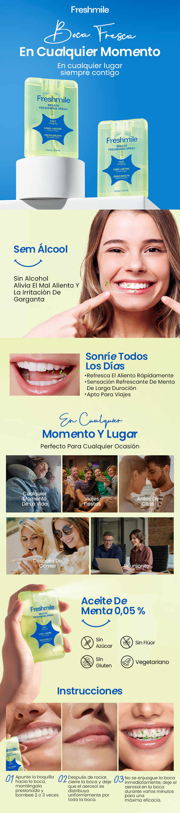 Spray Refrescante para el Aliento A+ Image