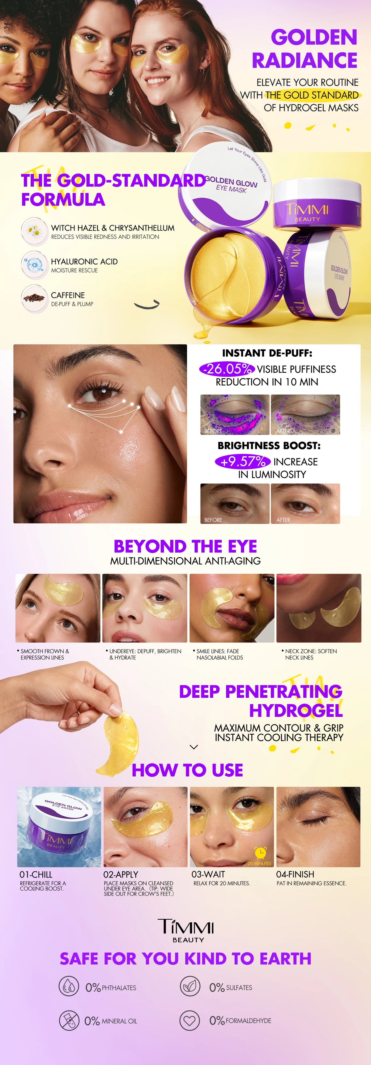 GOLDEN GLOW EYE MASK A+ Image