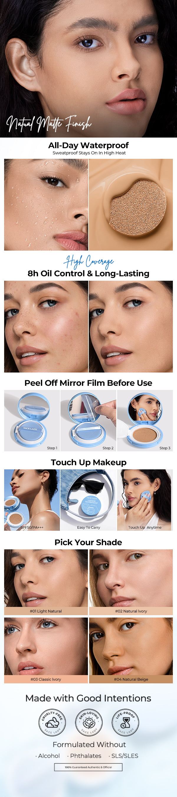 LASTING WATERPROOF BB CUSHION A+ Image