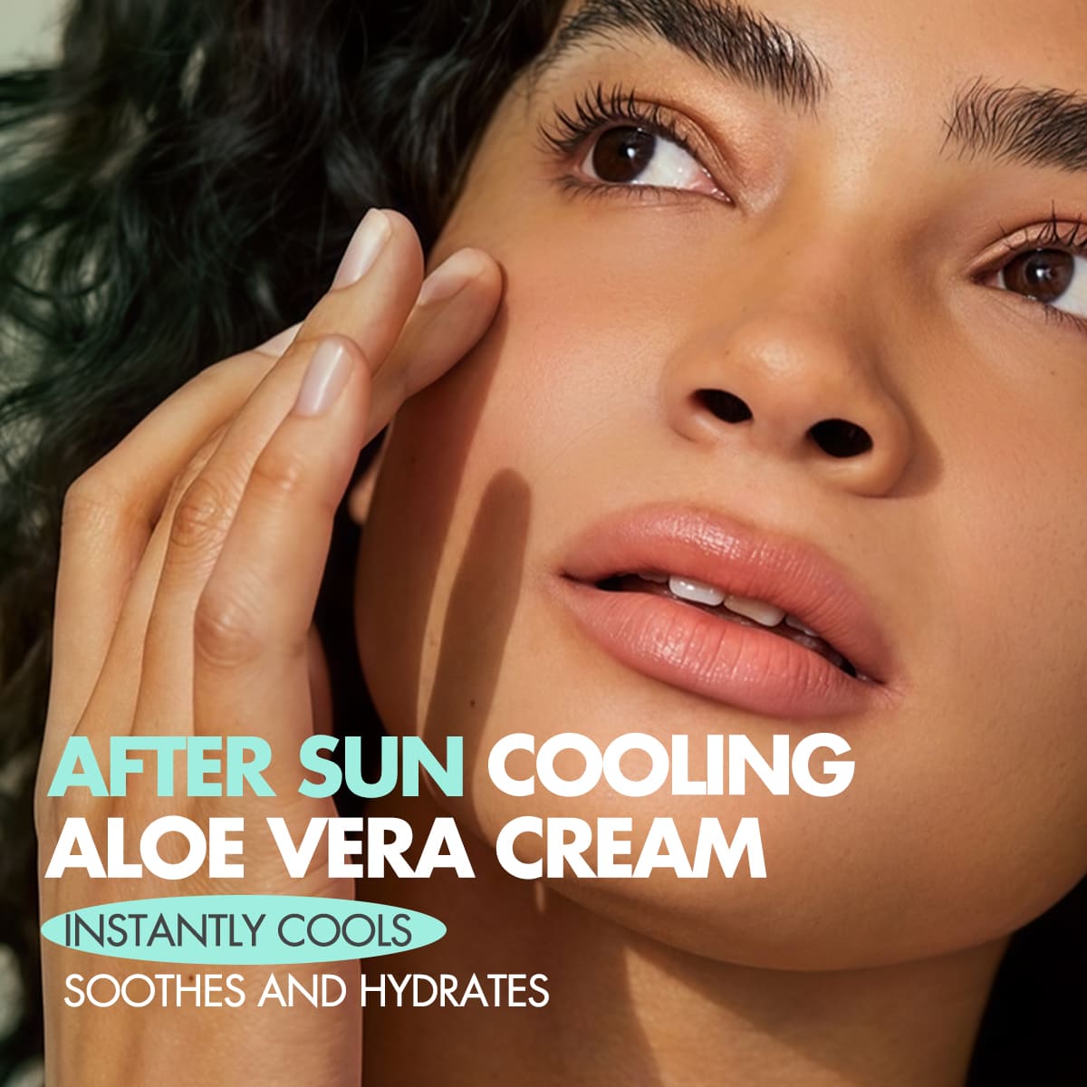 AFTER SUN COOLING ALOE VERA CREAM | Soothes & Hydrates, Barrier-Strengthening