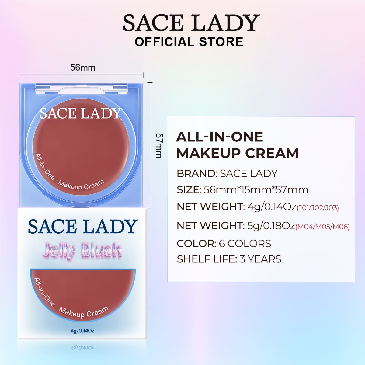 All-in-One Makeup Cream | Multi-Use, Silky to Blend, Pigmented