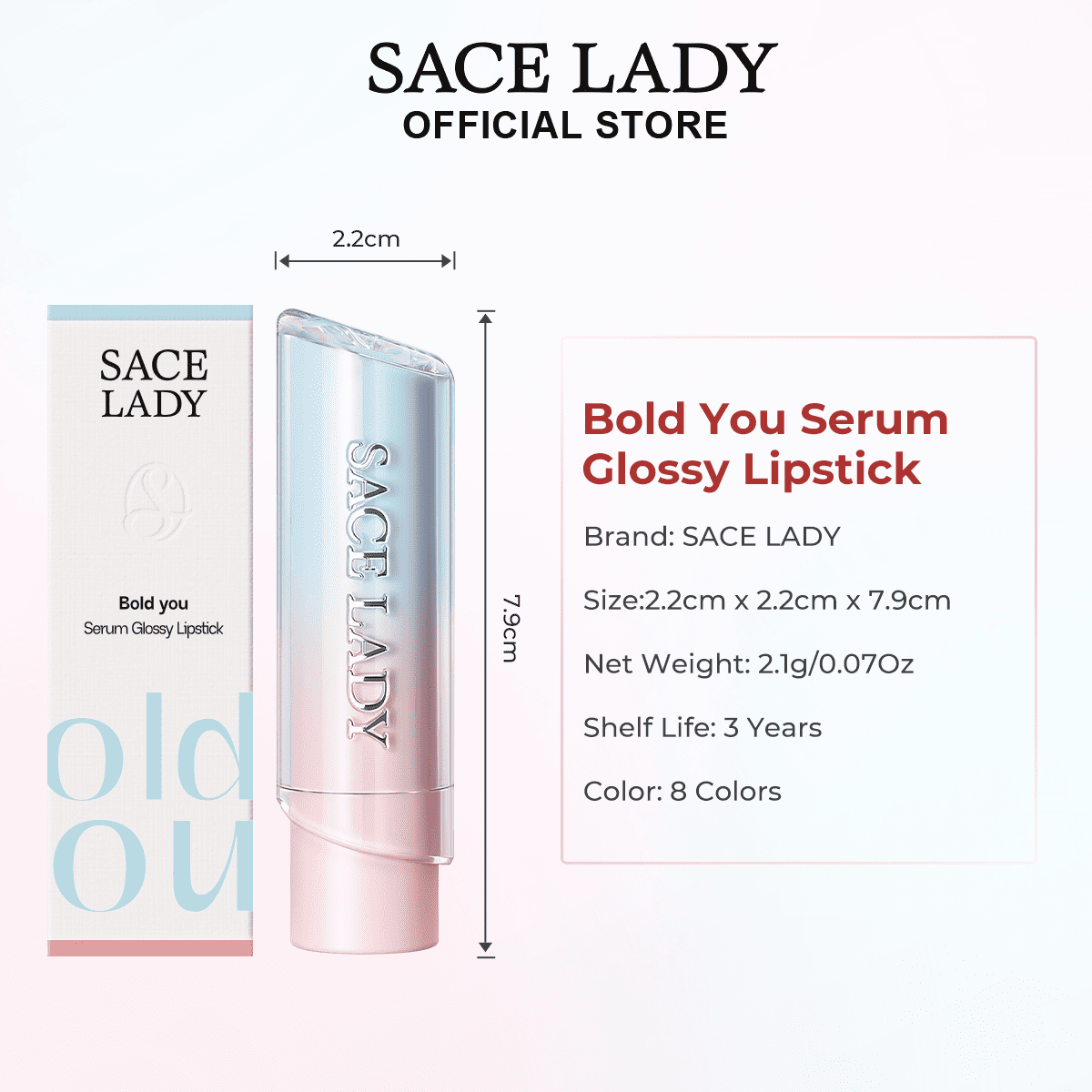 BOLD YOU SERUM GLOSSY LIPSTICK | Transfer-Proof, Moisturizing