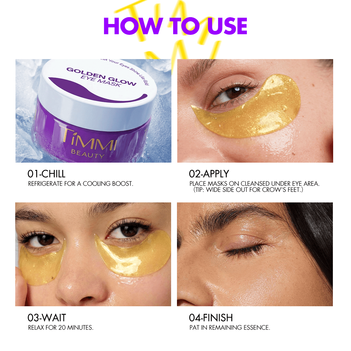 GOLDEN GLOW EYE MASK