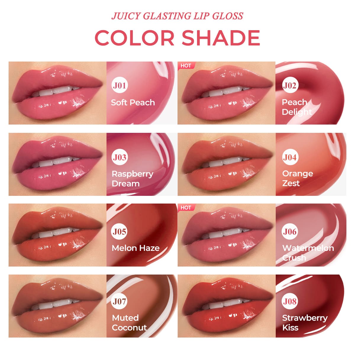 JUICY GLASTING LIP GLOSS | Moisturizing, Lightweight