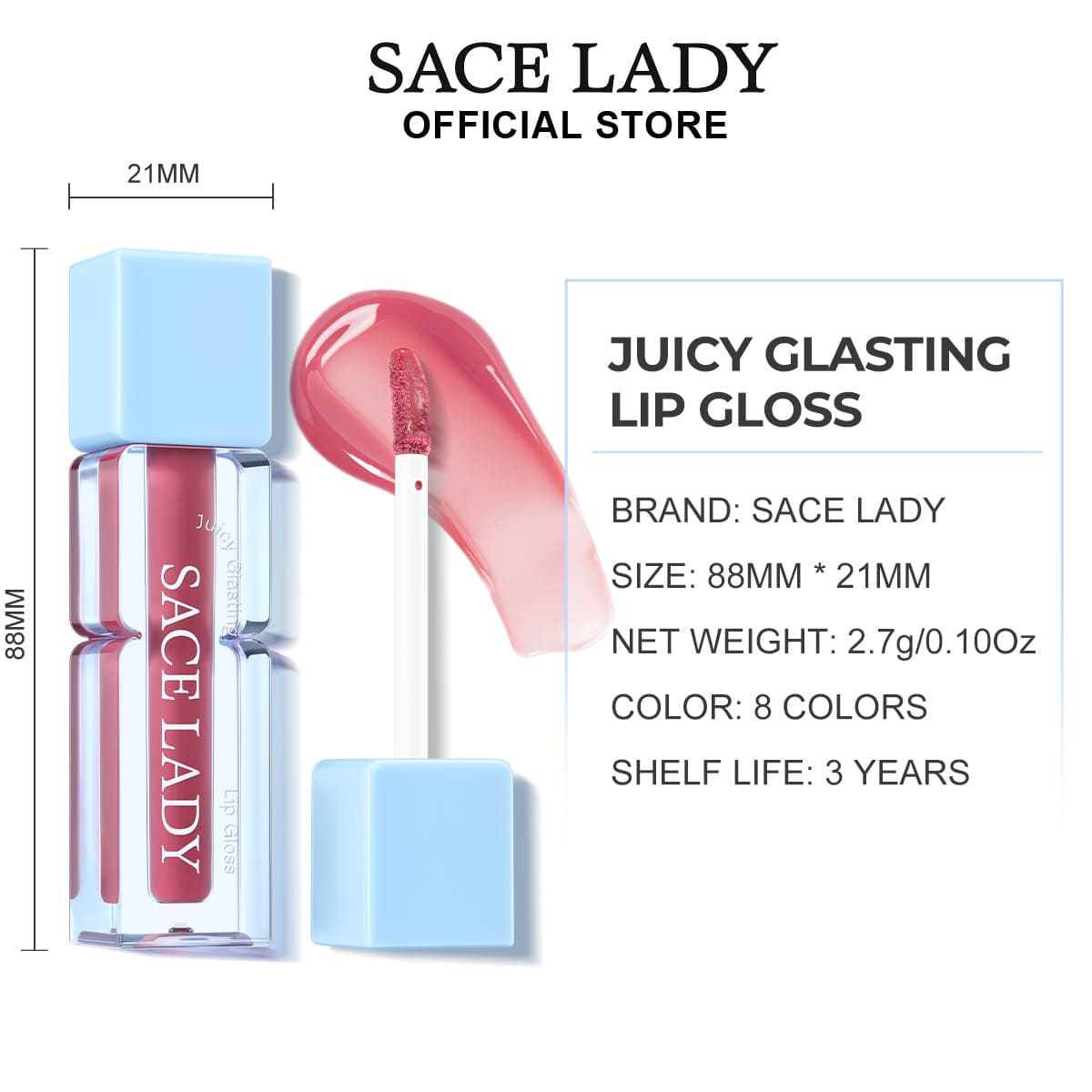JUICY GLASTING LIP GLOSS | Moisturizing, Lightweight