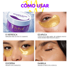 How to apply TIMMI Beauty Golden Glow hydrogel under-eye patches