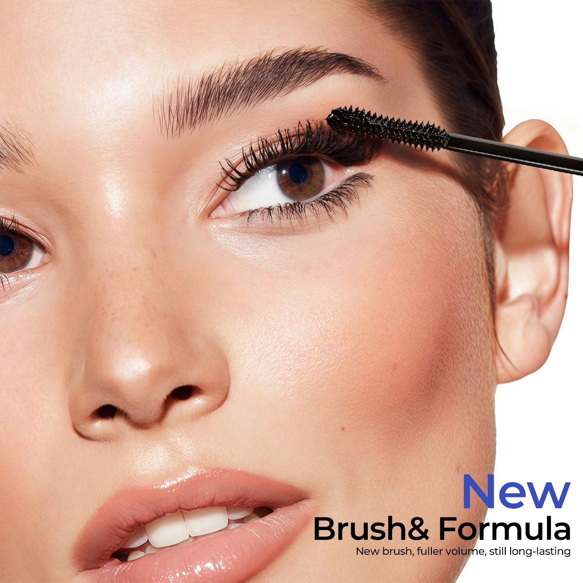 Sace Lady New Formula Waterproof Mascara Application - Volumizing and Lengthening Mascara with New Brush Demo
