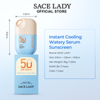 Instant Cooling Watery Serum Sunscreen | SPF 50 PA+++, Cooling Effect