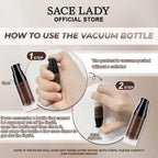Sace Lady Tinted Brow Gel Vacuum Pump Bottle Guide: How to Squeeze Liquid Out Correctly