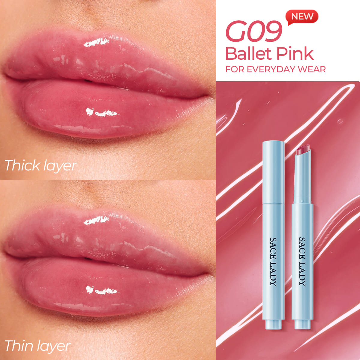 AIRY FRESH GLASTING WATER TINT LIPSTICK | Dewy Finish, Moisturizing