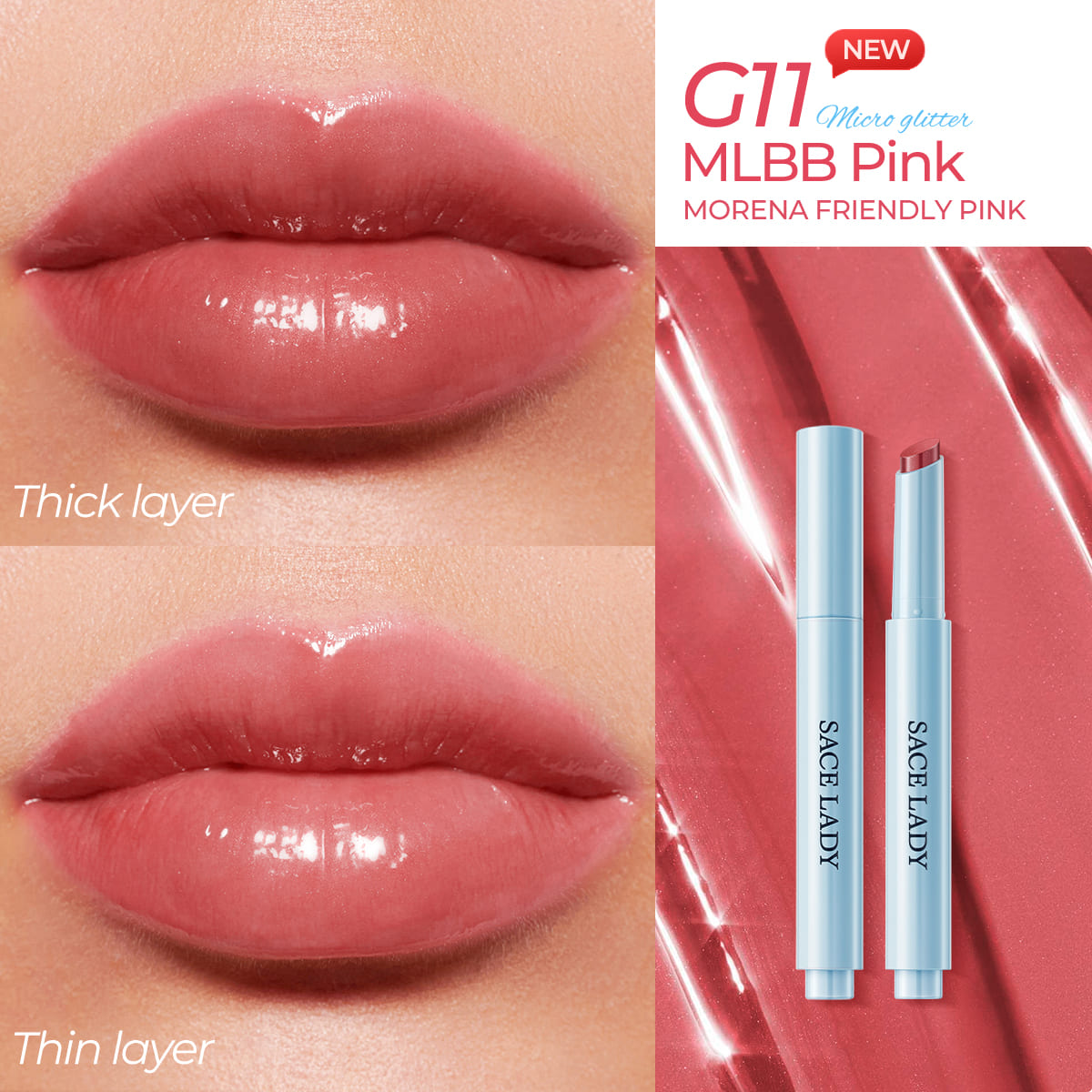 AIRY FRESH GLASTING WATER TINT LIPSTICK | Dewy Finish, Moisturizing