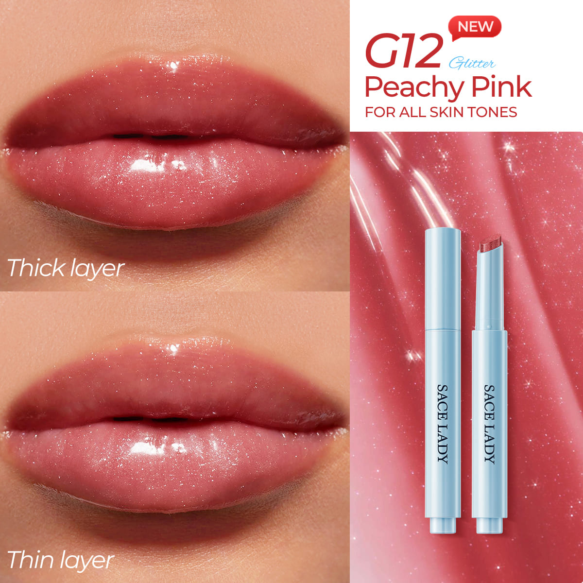 AIRY FRESH GLASTING WATER TINT LIPSTICK | Dewy Finish, Moisturizing