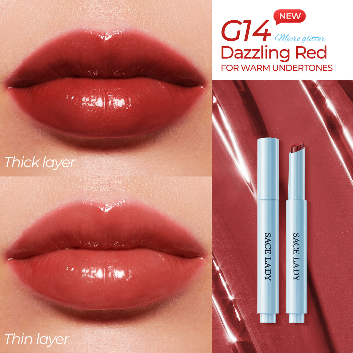 AIRY FRESH GLASTING WATER TINT LIPSTICK | Dewy Finish, Moisturizing