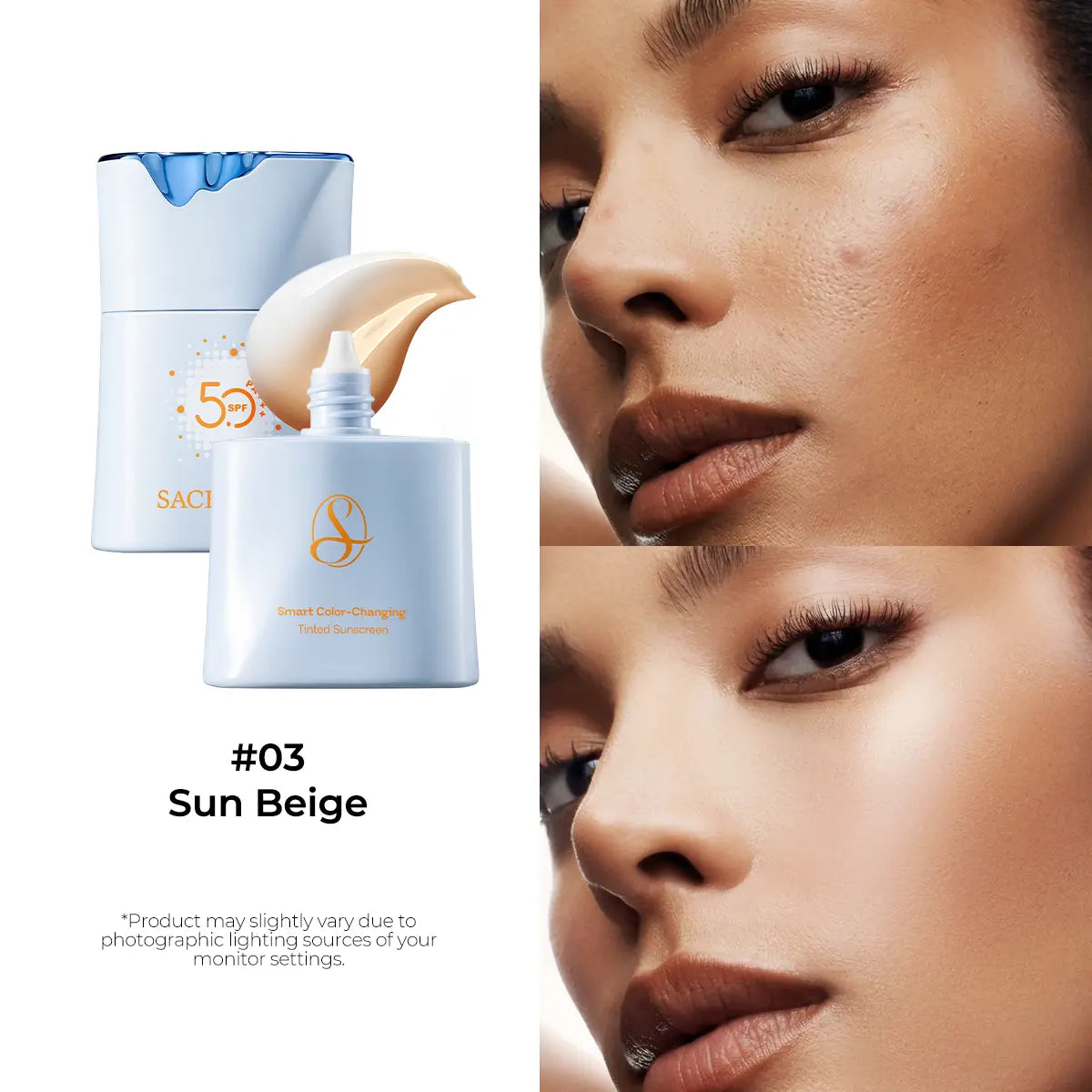 Smart Color-Changing Tinted Sunscreen | SPF 50 PA+++, Waterproof & Long-Lasting