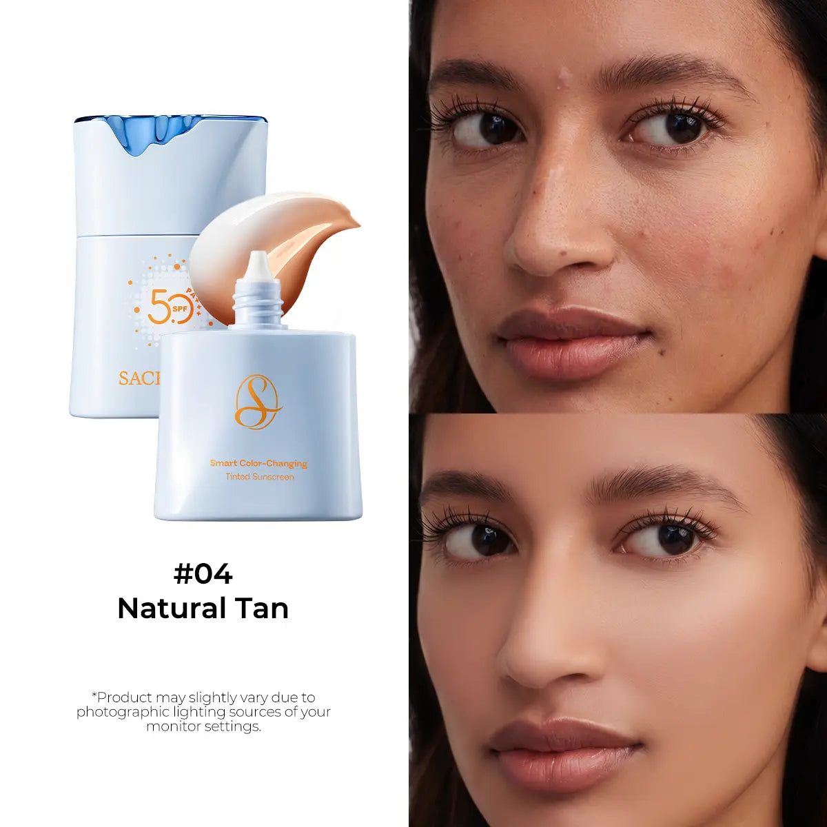 Smart Color-Changing Tinted Sunscreen | SPF 50 PA+++, Waterproof & Long-Lasting
