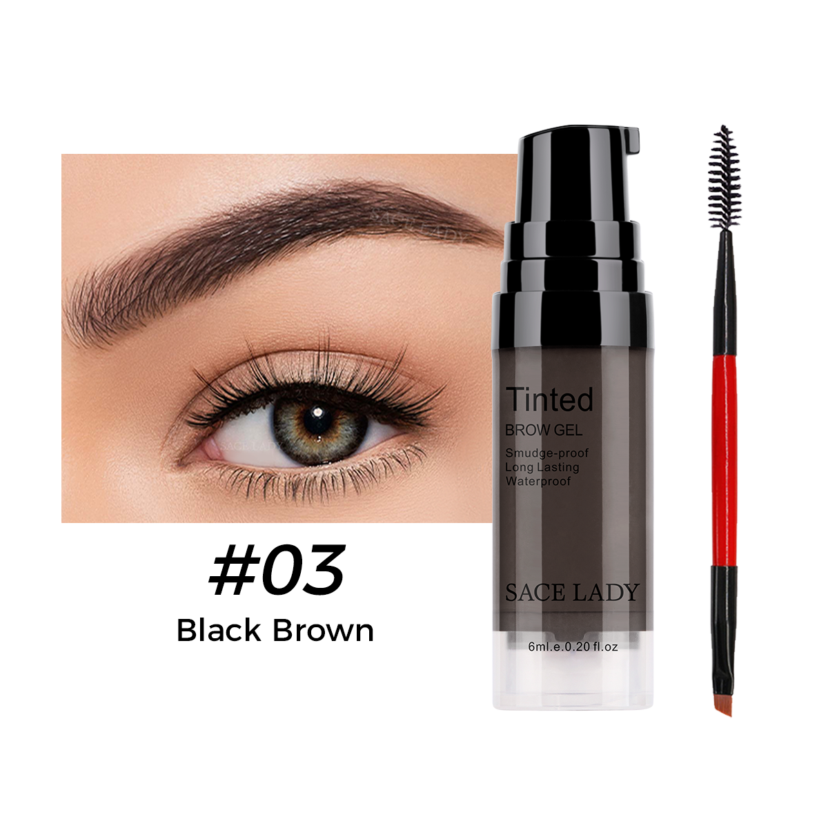 3D Tinted Eyebrow Gel
