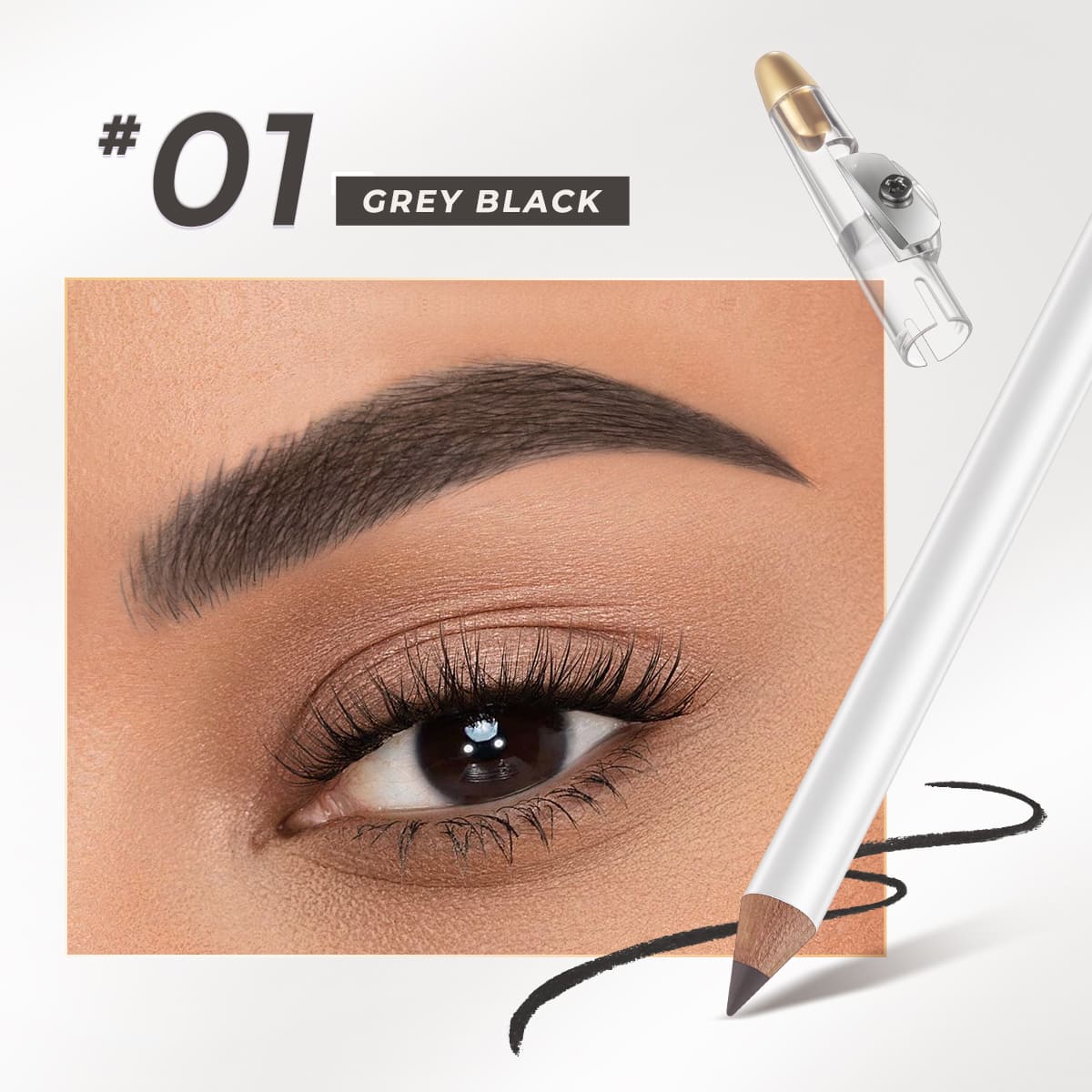 INSTANT SHAPE EYEBROW PENCIL | Natural-Looking, Built-In Pencil Sharpener