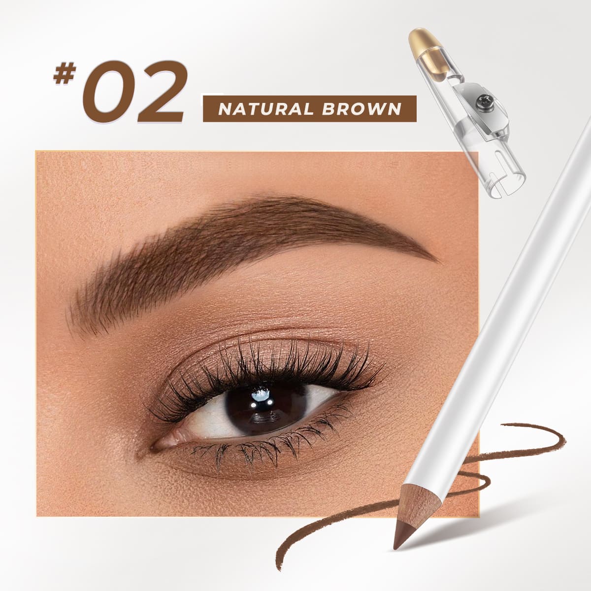 INSTANT SHAPE EYEBROW PENCIL | Natural-Looking, Built-In Pencil Sharpener