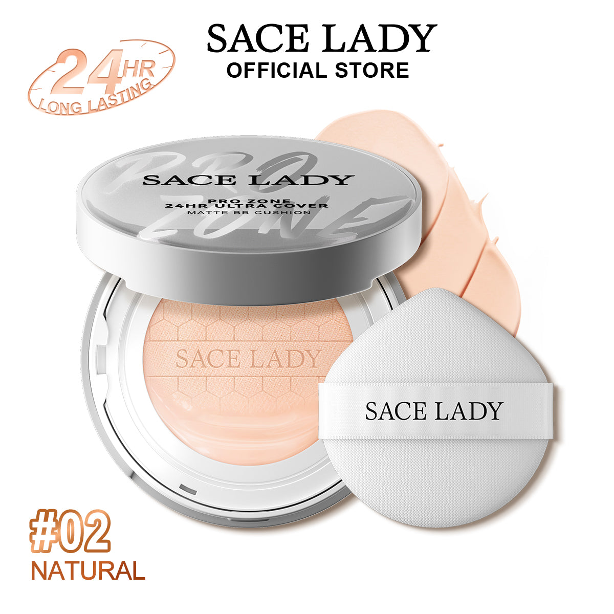 SACE LADY PRO ZONE 24HR Ultra Cover Matte BB Cushion