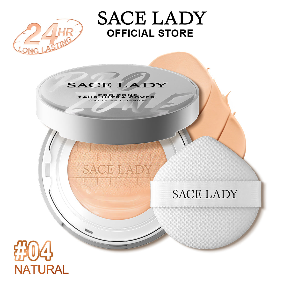 SACE LADY PRO ZONE 24HR Ultra Cover Matte BB Cushion