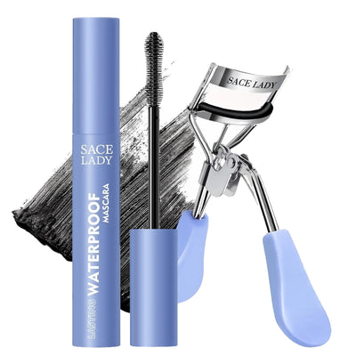 Waterproof Mascara & Eyelash Curler Set