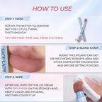 Sace Lady Air Cushion Lipstick Tutorial - Step by Step Twist Blend and Clean Application Instructions