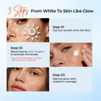 Smart Color-Changing Tinted Sunscreen | SPF 50 PA+++, Waterproof & Long-Lasting