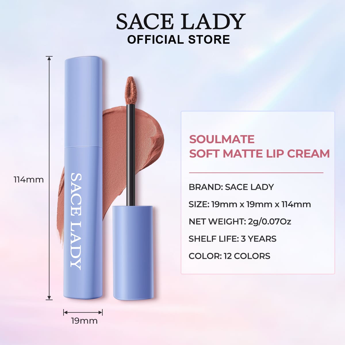 SOULMATE SOFT MATTE LIP CREAM | Non-Drying, Transfer-Proof