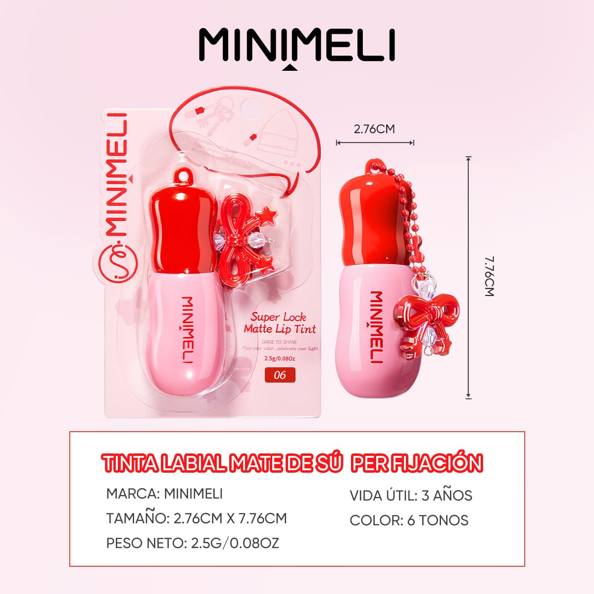TINTE LABIAL MATE SUPER LOCK
