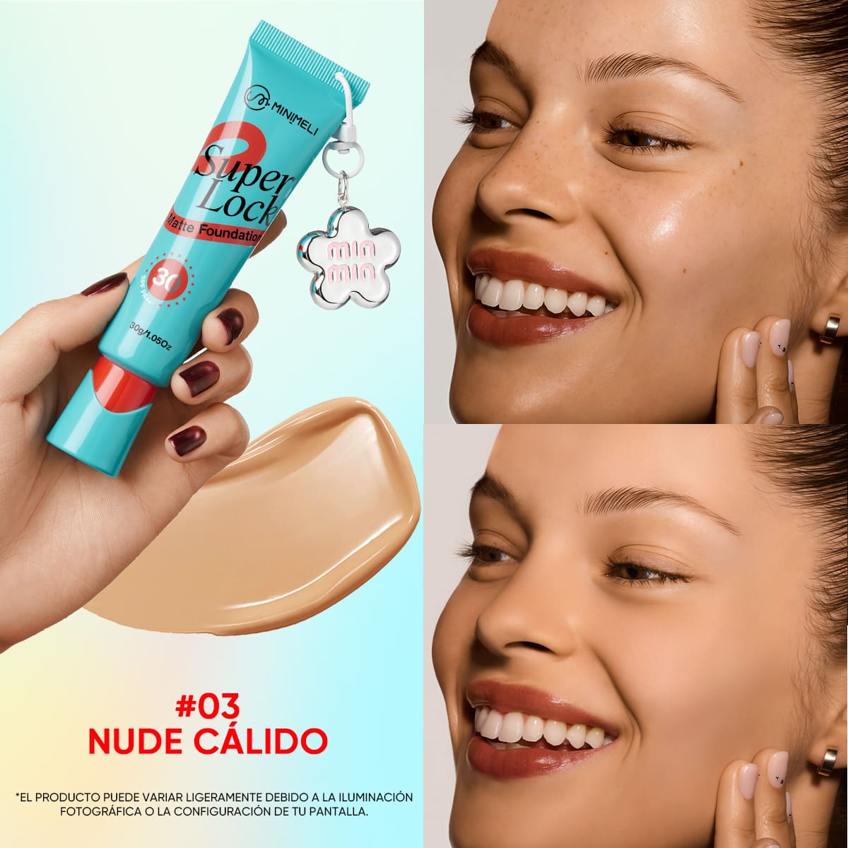 BASE DE MAQUILLAJE MATE SUPER LOCK
