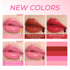 SACE LADY tinted lip balm shade chart showing five colors on lips