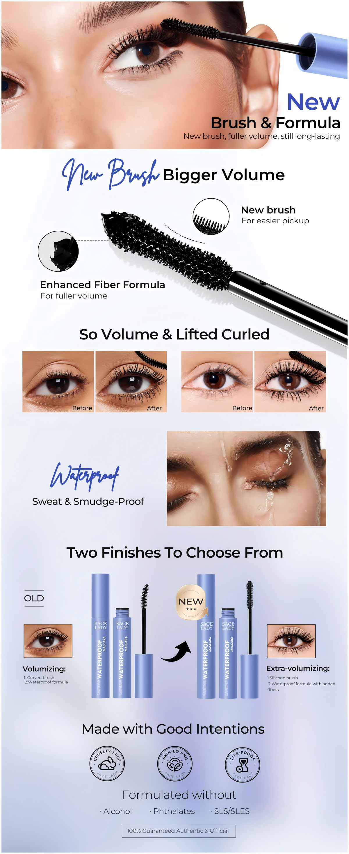 Long Lasting Black Mascara A+ Image