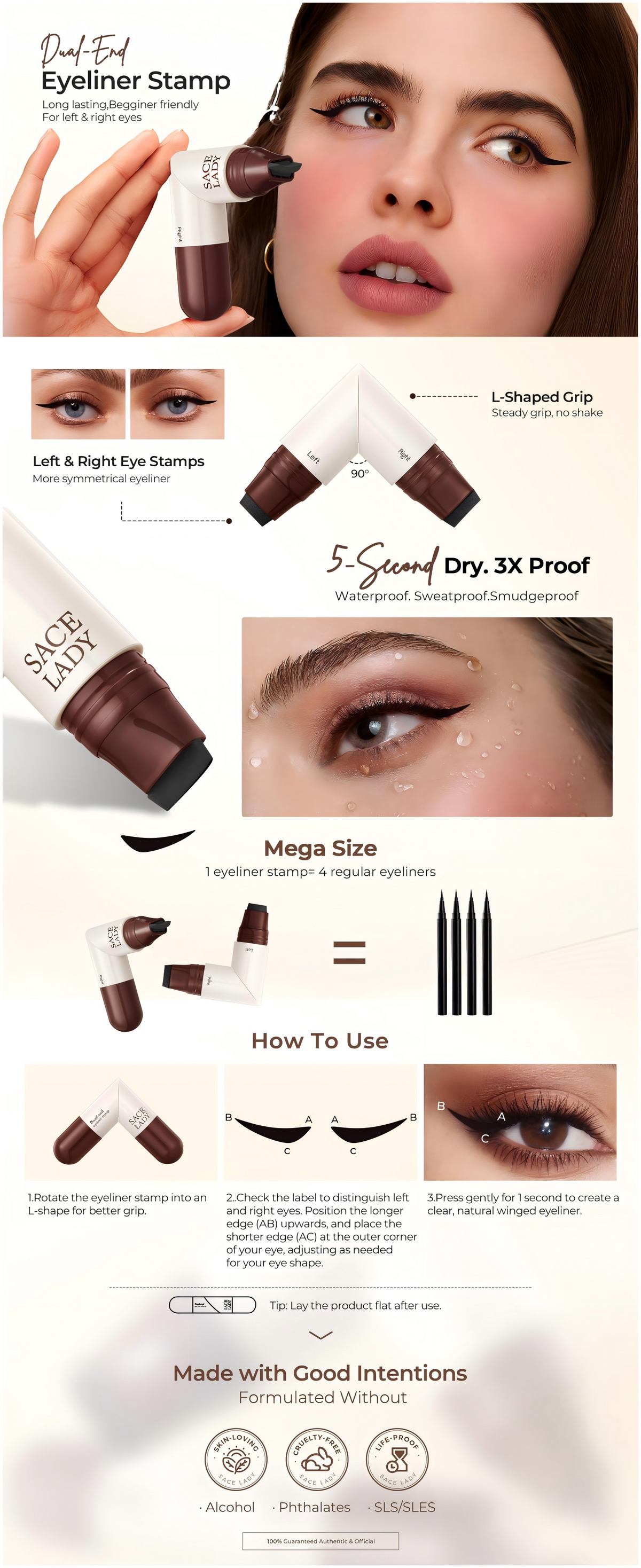DUAL-END EYELINER STAMP A+ Image