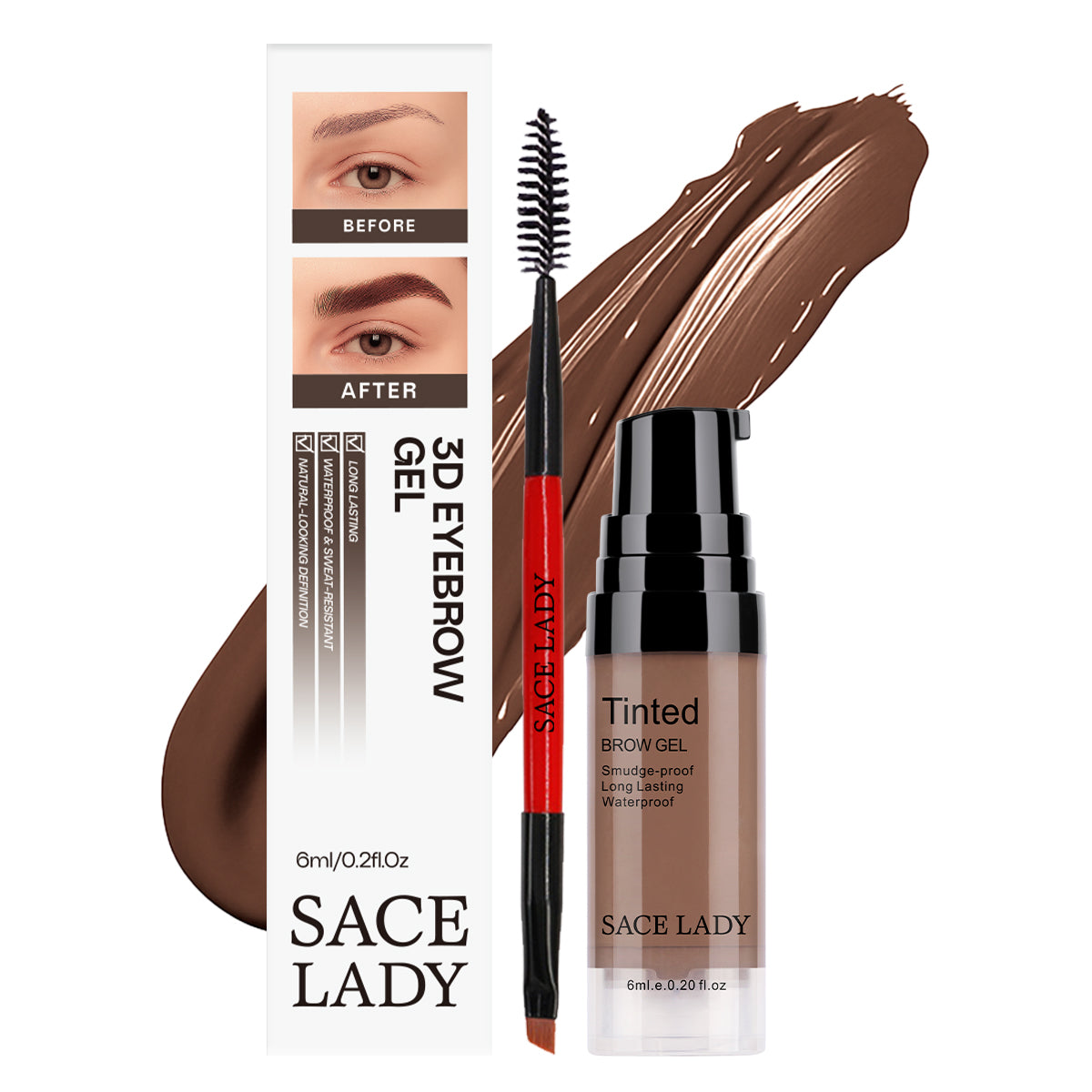 3D Tinted Eyebrow Gel