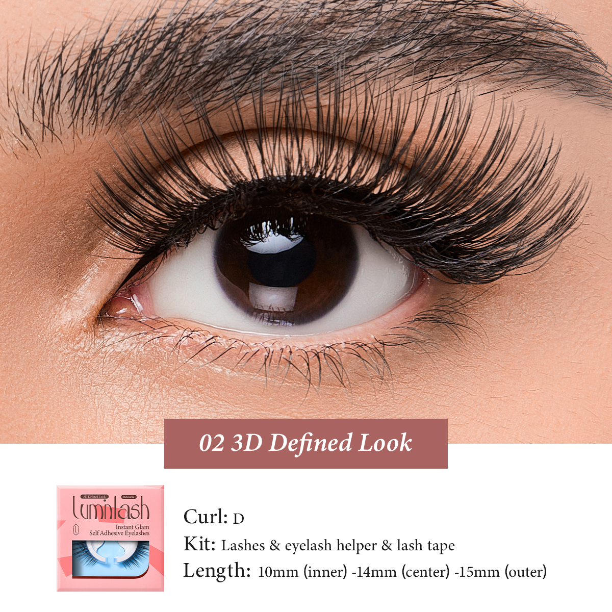 Instant Glam Self Adhesive Eyelashes
