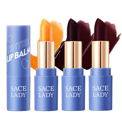 Set de bálsamos labiales tintados hidratantes