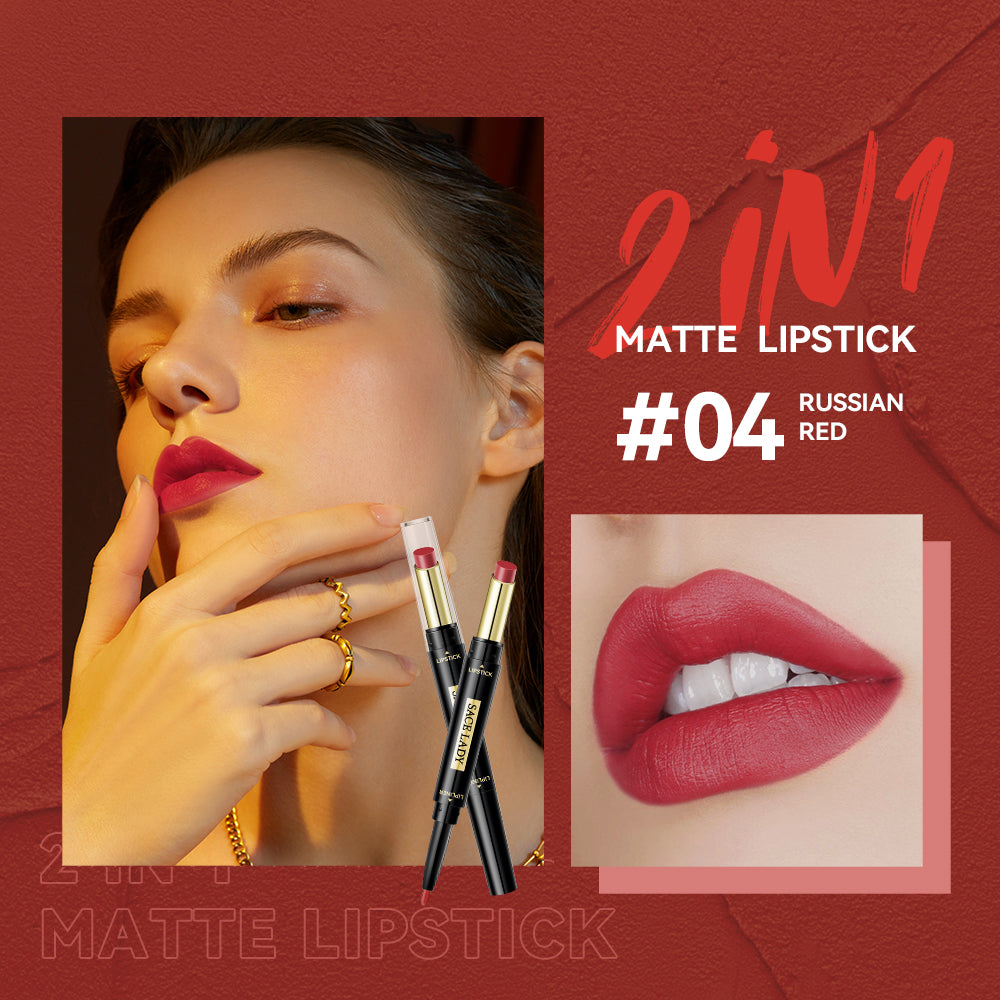 Matte Finish 2 in 1 Matte Lipstick