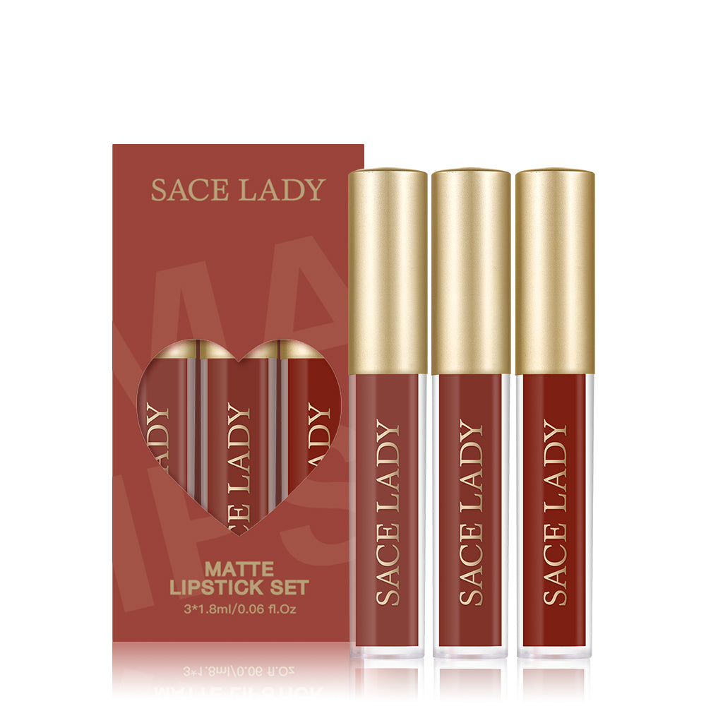 Waterproof liquid Lipstick Gloss Mini Set