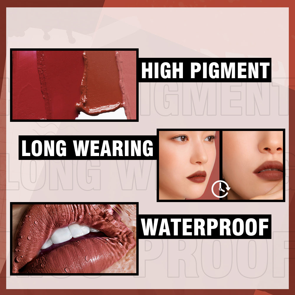 Waterproof liquid Lipstick Gloss Mini Set