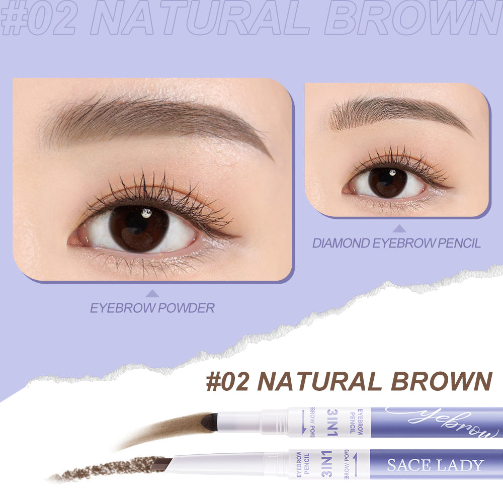 SACE LADY 3 in 1 Eyebrow Pencil