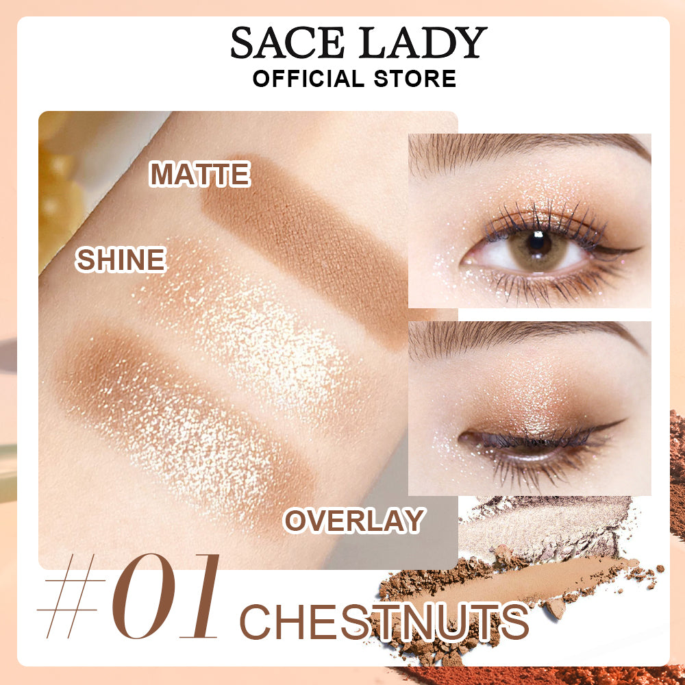 SACE LADY Matte Shimmer Waterproof Eyeshadow Palette