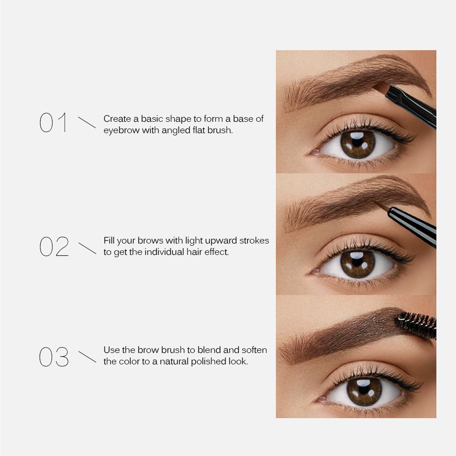 SACE LADY 3D Eyebrow Gel Long Lasting 24 Hours Waterproof Smudge-proof Brow Cream Makeup Kit