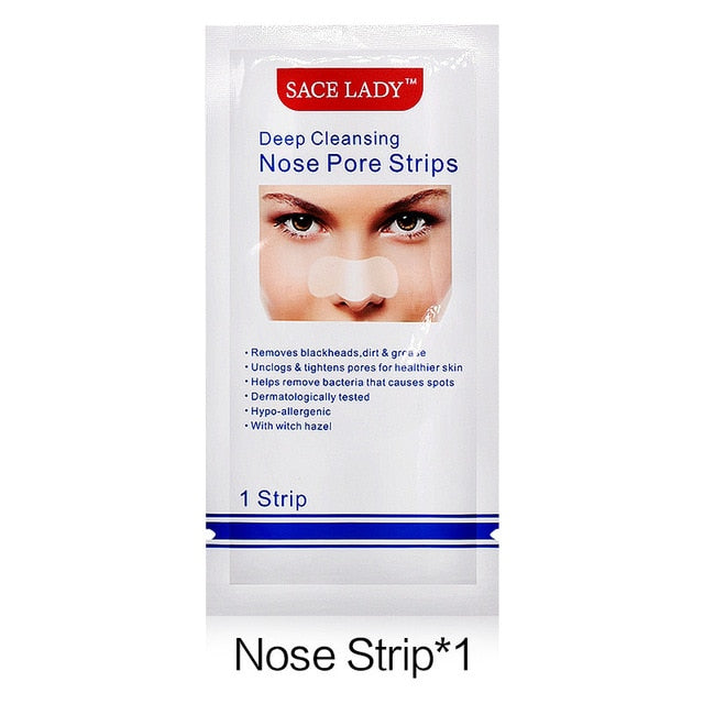 SACE LADY Nose Strips Deep Cleansing Blackhead Remover Nasal Spot Facial Dot Sticker Sheet Nose Mask Shill For Acne Black Head